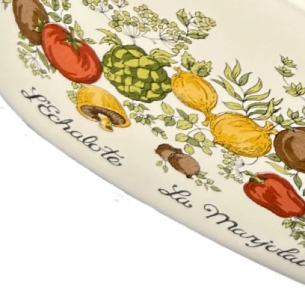 VTG CORNINGWARE A-5-B Spice Of Life 5 Qt L'Echalote La Marjolaine Le Romarin - Picture 4 of 8
